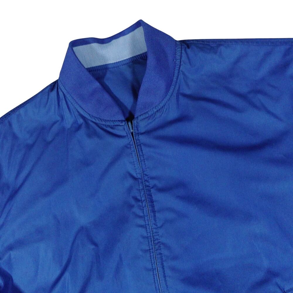 Members Only Vintage Lightweight Full Zip Pockets Jacket Blue Mens XL